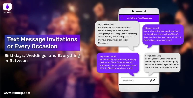 Text Message Invitations